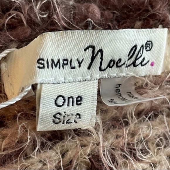 Simply Noelle NWT one size fits most burgundy convertible knit sweater cardigan - Picture 7 of 9